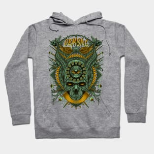 Demon Skull Head Hoodie